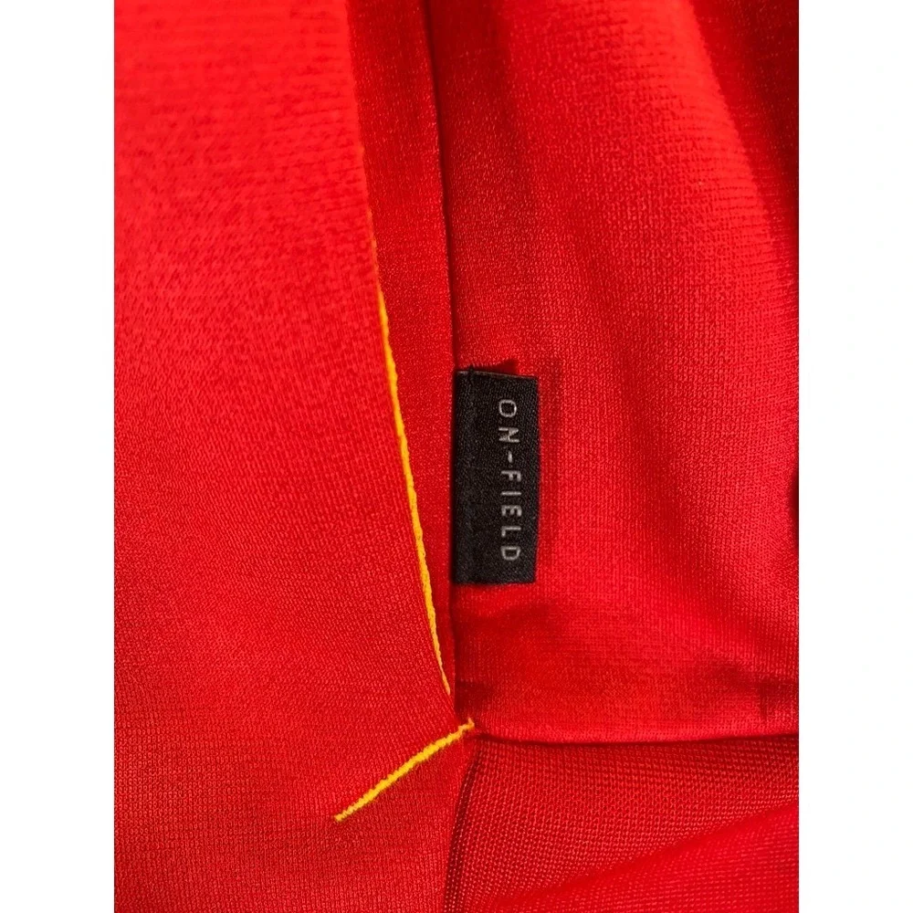 Nike Kansas City Chiefs Hoodie Mens XL Red Therma Fit Fleece Full Zip Sweatshirt